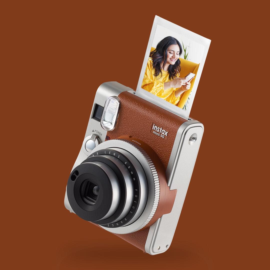 Fujifilm Instax Mini 90 Neo Classic Instant Camera (Brown) at Rs  10800/piece, Instant Camera in New Delhi