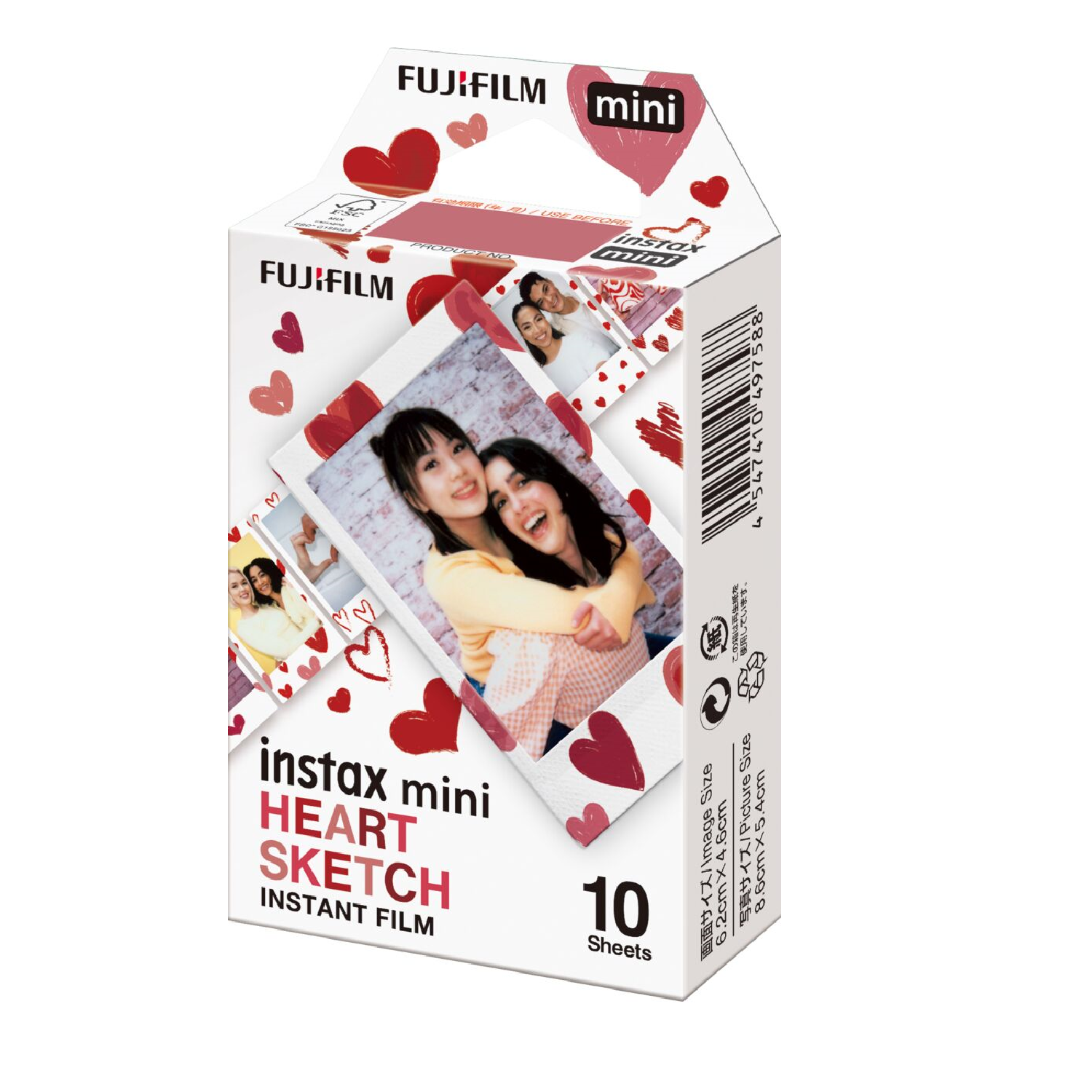 Mini Heart Sketch Film  Fujifilm Instax