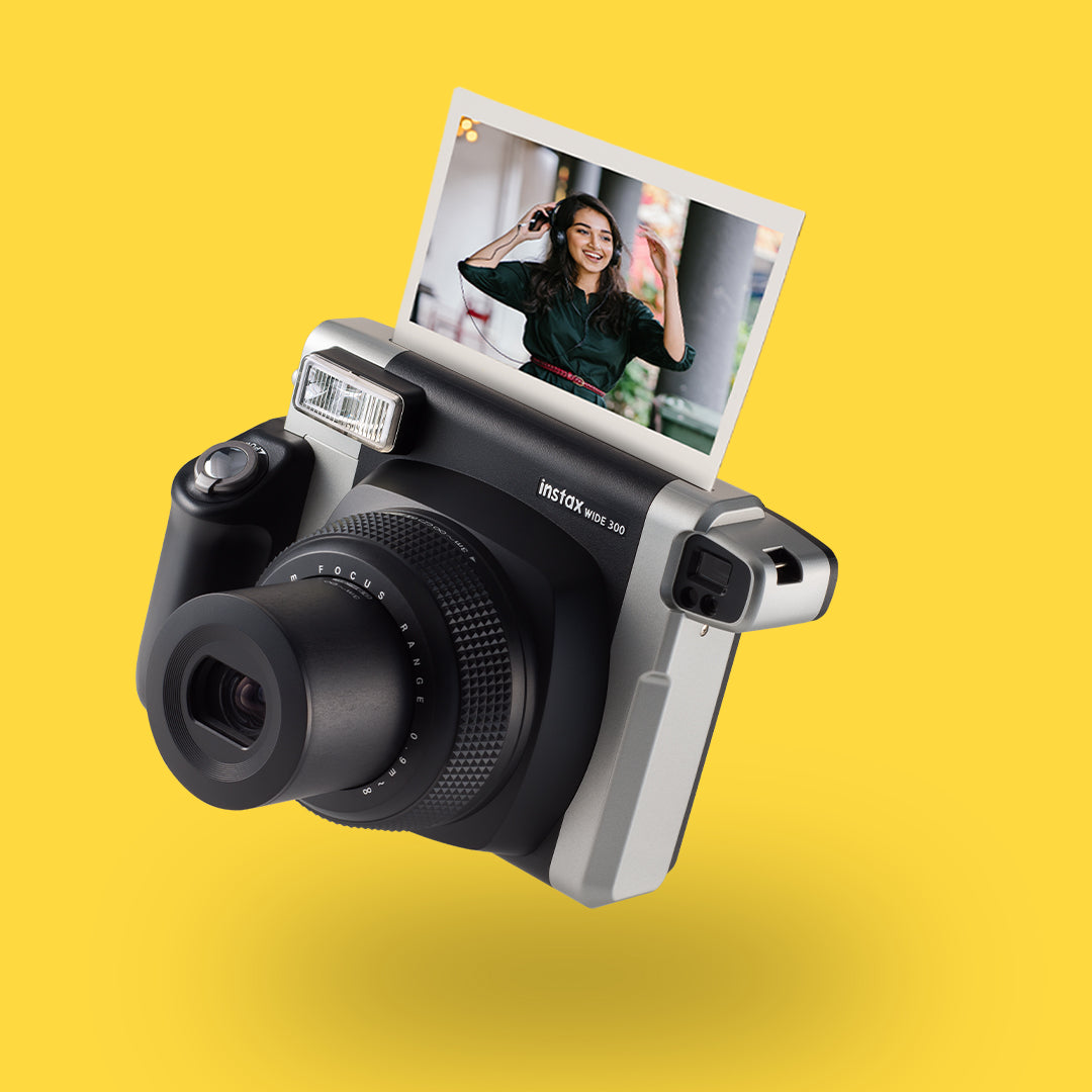 Excellent++] Fujifilm Instax Wide 300 Instant Film Camera Black