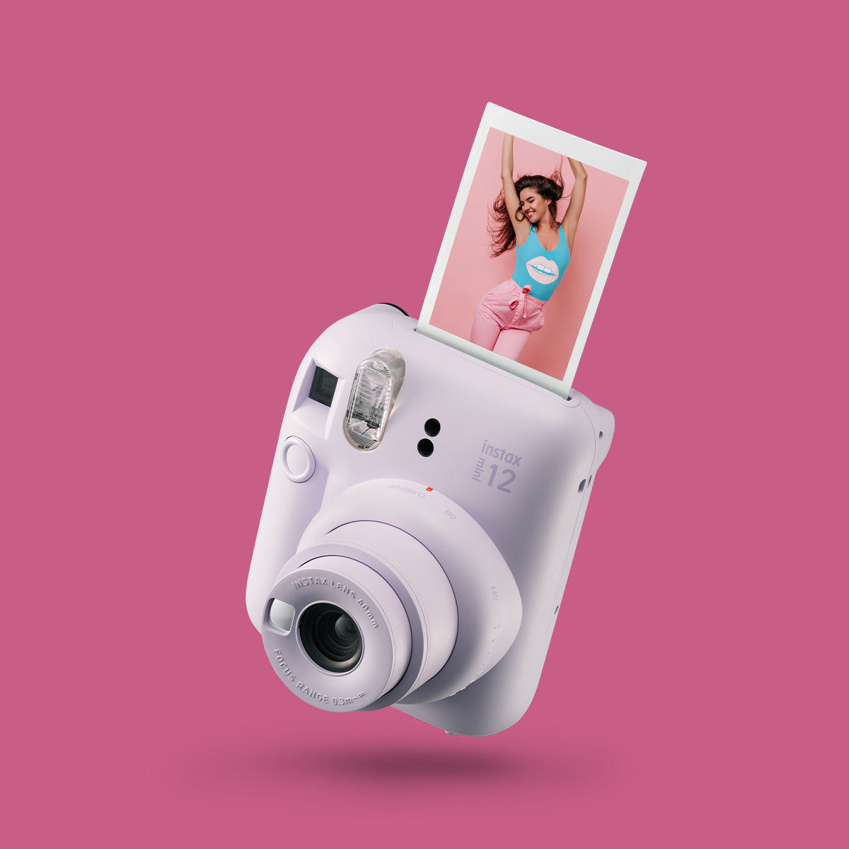 Fujifilm Instax Mini 12 Instant Camera-Pink